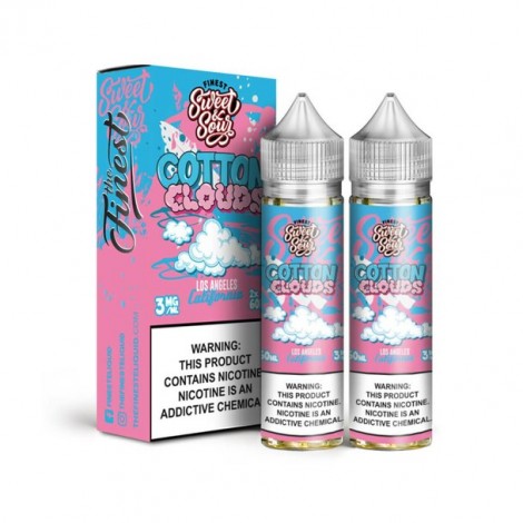 The Finest Sweet & Sour Cotton Clouds 2 x 60ml E-Liquid